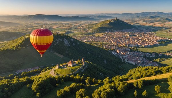 Découvrez les merveilles du puy-en-velay en montgolfière